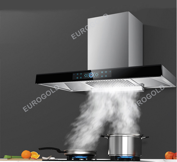 Hút mùi chữ T mặt kính đen EUH01670, EUH01690