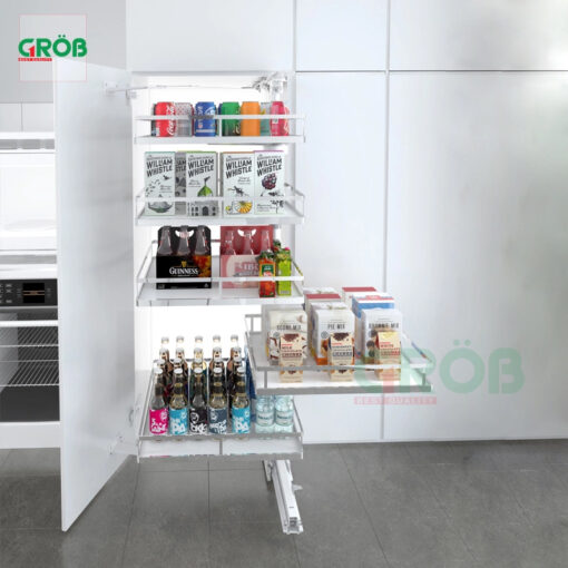 Kệ đồ khô xoay nan dẹt Grob GM304-550