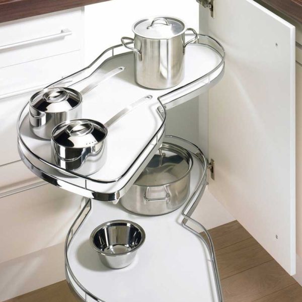 Kệ góc LEMANS II Hettich mở trái LMII-2L