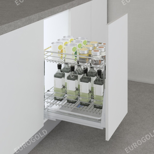 Giá gia vị nan vuông inox 304 ERO30425B (ERV4425) – Eurogold