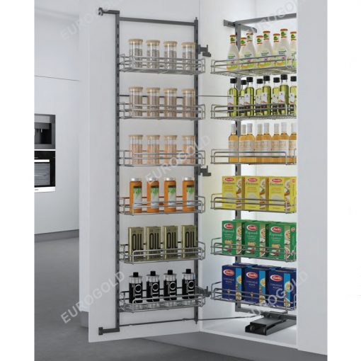 Tủ đồ khô inox 304 nan Oval 6 tầng EPV1645 (EKO13645) – Eurogold