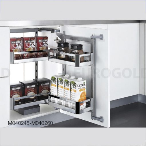 Hệ giá kho 2 tầng inox hộp cánh mở M040260 (EKB15260) – Eurogold