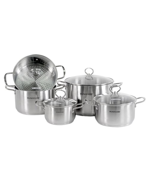 BỘ NỒI INOX 3 ĐÁY SUNHOUSE SH895 - 1